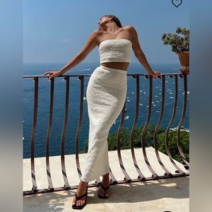 Princess Polly Martha Set in White, Brand New, Size 6